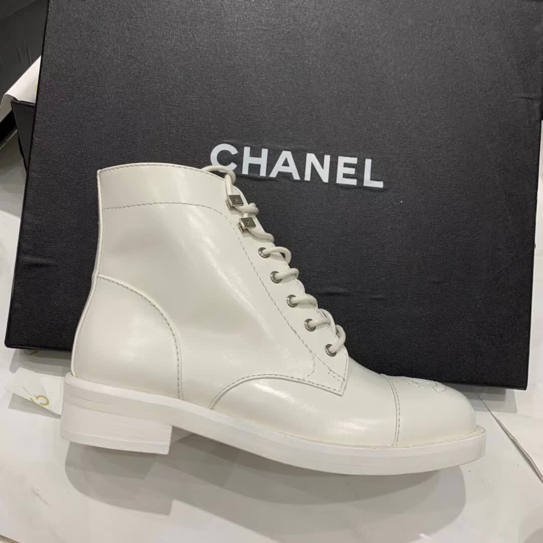 chanel·双c中低帮马丁靴 /跟高3.5cm码数34-40cm