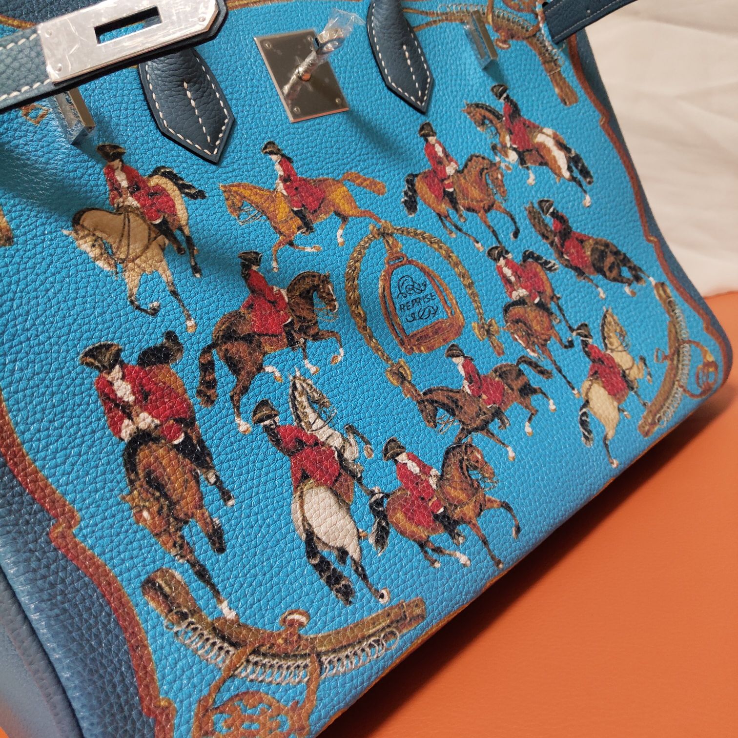 hermes·【限量】togo birkin彩高街涂鸦彩绘铂金size:35*19*28cm