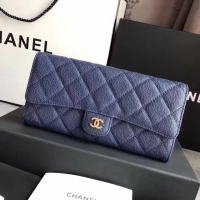Chanel·胎牛皮CF長夾Size:19cm
