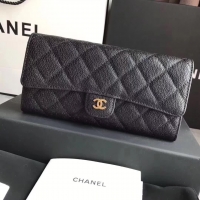 Chanel·胎牛皮CF長夾Size:19cm