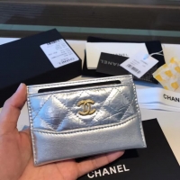 Chanel ·小羊皮菱格卡包; Size:11cm