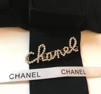 Chanel·字母珍珠發夾