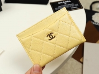 Chanel ·小羊皮菱格卡包5色; Size:11cm