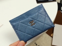 Chanel ·小羊皮菱格卡包5色; Size:11cm