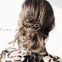 Gucci· LOGO髮卡/單個