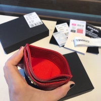 Chanel·粒紋牛皮/小羊皮菱格卡夾4色Size:11cm
