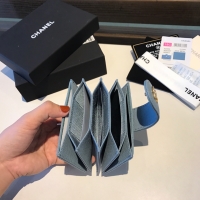 Chanel·魚子醬牛皮多層風琴卡包4色Size:11*8cm