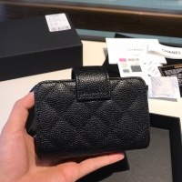 Chanel·羊皮/魚子醬牛皮多層風琴卡包Size:11*8cm