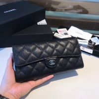 Chanel·菱格兩折口蓋錢包Size:19cm