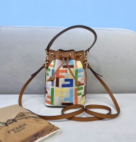 Fendi·牛仔布Mini抽繩水桶包/手挽包3色Size:18*12*10cm