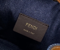 Fendi·牛仔布Mini抽繩水桶包/手挽包3色Size:18*12*10cm