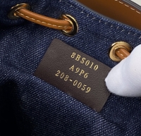 Fendi·牛仔布Mini抽繩水桶包/手挽包3色Size:18*12*10cm