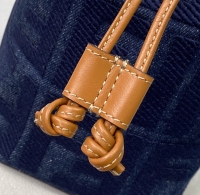 Fendi·牛仔布Mini抽繩水桶包/手挽包3色Size:18*12*10cm