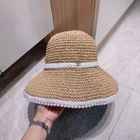 Chanel·可折叠拉菲草帽2色