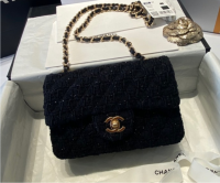 Chanel·CF毛呢鏈條包小號20cm/大號25cm