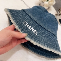 Chanel·中古風牛仔漁夫帽