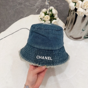 Chanel·中古風牛仔漁夫帽