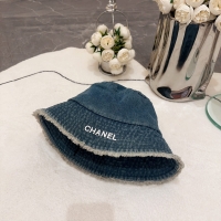 Chanel·中古風牛仔漁夫帽