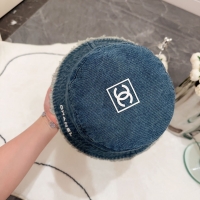 Chanel·中古風牛仔漁夫帽