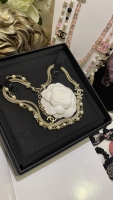 Chanel·多層設計滿鉆雙C金屬編繩鏈條