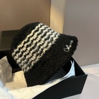 Chanel·經典羊羔毛漁夫帽頭圍57cm