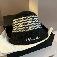 Chanel·經典羊羔毛漁夫帽頭圍57cm