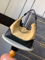 Chanel·復古風味雙拼麂皮購物包Size:36*11.5*32cm